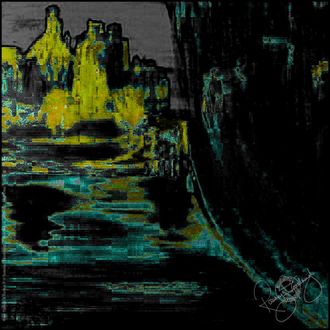 Rosemary Goodenough River Through a Curtain V Silk Scarf