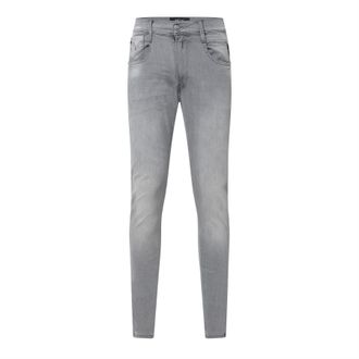 Replay Mens Bronny Slim-Fit Jeans in Grey Cotton - Size 29W/32L