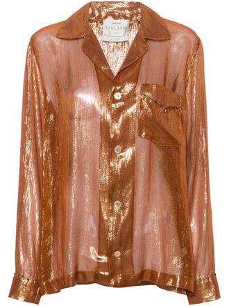Forte_Forte Camicia - Effetto metallizzato
