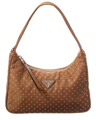 Prada Re-Edition Satin Mini Hobo Bag