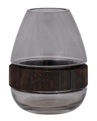 Sagebrook Home 10In Belly Vase With Wood Band
