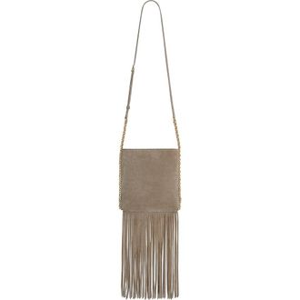 Rebecca Minkoff Carly Fringe Crossbody Bag in Clay at Nordstrom Rack