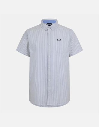Bench Mens Shirt Ss Angla - Grey - Size: Regular/42