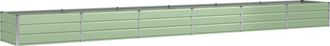 vidaXL Jardinera Verde 600 X 80 X 45 Cm Acero Vidaxl