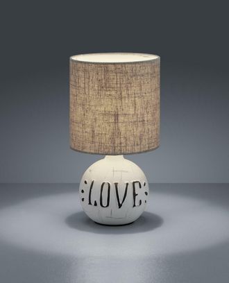 Trio Esna Table Lamp 40w Attacco Piccolo E14 Color Blanco Material Ceramica R50661025