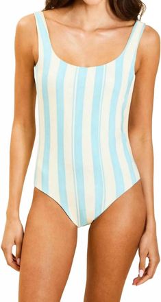 Mestiza New York Camille Convertible One Piece In Grotto Stripe