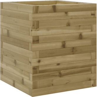 vidaXL Jardinera De Madera De Pino Impregnada 40x40x46 Cm Vidaxl