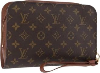 Louis Vuitton Pre-owned Clutches, female, Brown, Size: ONE SIZE Pre-owned Vintage Monogram Clutch