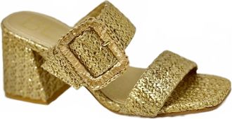 Matisse Footwear Womens Raffia Stride Heels In Sand