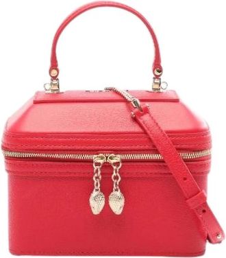 Bulgari Pre-owned Serpenti Jewelry Box 2way Handbag - Dames - Vintage Handtas - Rood - ONE Size - Leer - Vintage