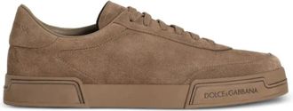 Dolce & Gabbana Lace-Up Sneakers - Heren - Sneakers - Bruin - 41 EU - Schoenen