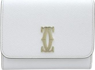 Cartier Pre-owned Coin Purse - Dames - Vintage Accessoires - Wit - ONE Size - Leer - Vintage