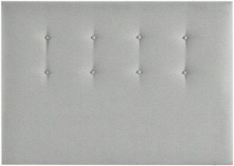 Colchones Aznar Cabecero De Cama Etna Tapizado En Tela Cama De 150 - Gris-etna-(90)