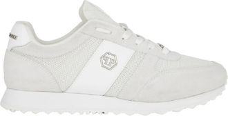 Philipp Plein Runner Hexagon - unisex - Sneakers - Wit - 39 EU - Leer - Schoenen
