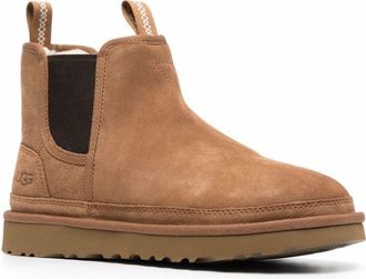 UGG Brown Neumel Suede Chelsea Ankle Boots
