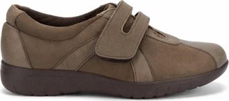 Munro Womens Jewel Sneaker In Mocha Leather/mocha Nubuck