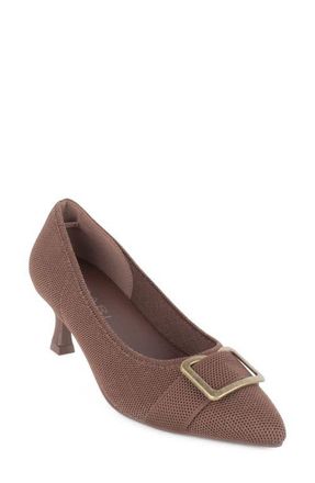 Elie Tahari Canterbury Kitten Heel Pump in Brown at Nordstrom, Size 6.5