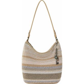 The Sak Sequoia Hobo Hand Crochet Bag in Sand Stripe at Nordstrom