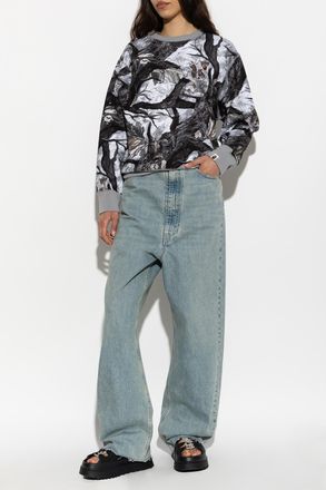 A Bathing Ape Sweatshirt With Print, Womens, Grey