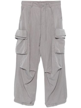Yohji Yamamoto Cargo broek met cuffs - Grijs