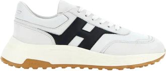 Hogan Hyperlight Sneakers - Heren - Sneakers - Wit - 43 1/2 EU - Leer - Schoenen