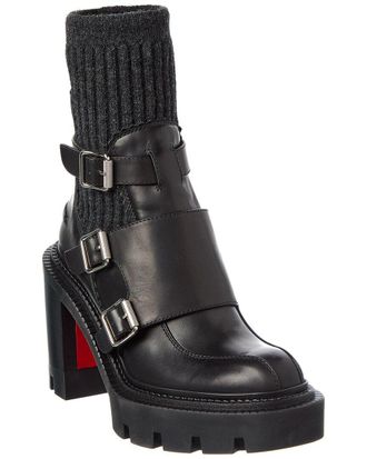 Christian Louboutin Cortinetta College 100 Leather Boot