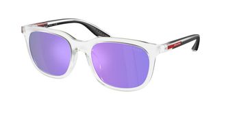 Prada PS B09SU 14V60Z Mens Sunglasses Clear Size 54