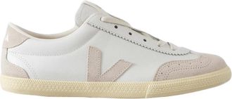 Veja Retro Leather Volley Sneakers - Dames - Sneakers - Wit - 45 EU - Leer - Schoenen