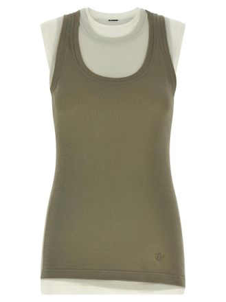 Jil Sander Green Kit tank top set