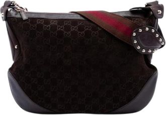 Gucci Pre-owned Crossbody Bag - Dames - Vintage Schoudertas - Bruin - ONE Size - Leer - Vintage