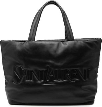 Saint Laurent Pre-owned Saint Laurent Lambskin Wide Puffer Tote Ladies SV4RX245WOPFO7ED