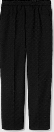Gucci GG Cotton Blend Canvas Pant, Size 44, Black
