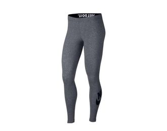 Nike Womens Nike Sportswear Leg-A-See logo Grey/Black Leggings AH2010-091