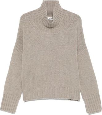 Soft Goat Girlfriend Turtleneck - Dames - Cashmere truien - Grijs - M - Kasjmier - Truien & Vesten