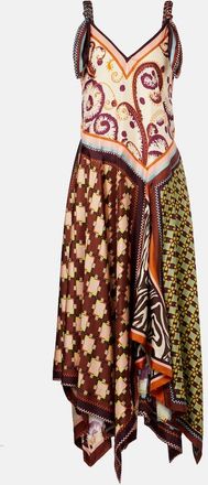 Alemais Al&eacute;mais Abito midi Wilson in twill di seta