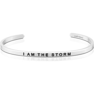 Mantra I Am The Storm bracelet in Outside - Silver at Nordstrom