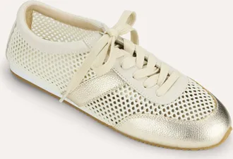 Yosi Samra Womens Kiah Sneaker In Cream/gold