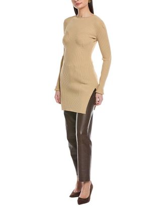 Nanushka Nanushka Luzza Long Sleeve Rib Dress