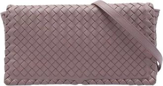 Bottega Veneta Borsa a tracolla in pelle intrecciata Pre-owned - - Pre-owned - Donna - Rosa - ONE SIZE