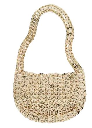 Paco Rabanne Gold Metal Chain Evening Bag