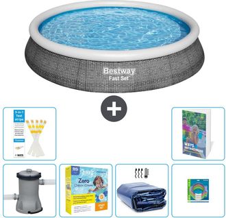 Bestway Piscina Bestway Fast Set Redonda - 396x84 Cm - 7-piezas S181