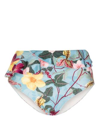 PatBo Bikinislip met ruches - Blauw