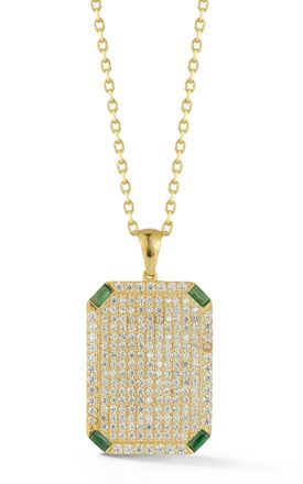 Glaze Jewelry Sterling Silver Flat Tag Necklace
