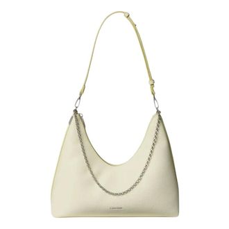 Calvin Klein Borsa a spalla Emblem Pebble - - Bags - Donna - Verde - ONE SIZE