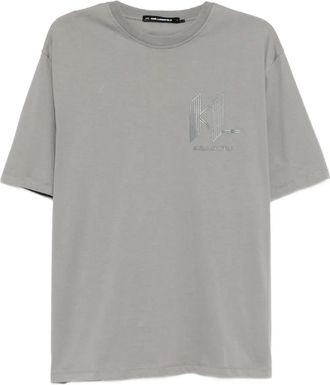 Karl Lagerfeld Artwork K T-shirt - men - Organic Cotton - S - Grey