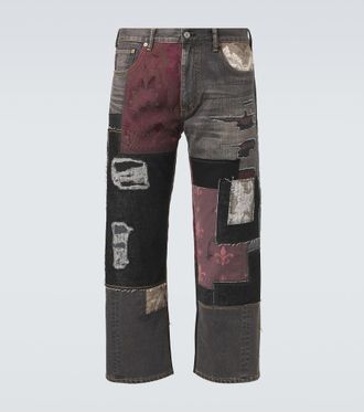 Junya Watanabe x Levis patchwork wide-leg jeans