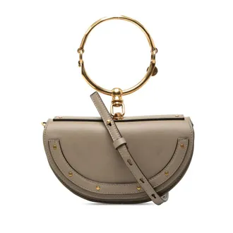 Chlo&eacute; Pre-owned Chloe Mini Calfskin Nile Bracelet Satchel Ladies 7DVRGD129X5ZYCLV