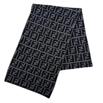 Fendi Pre-owned Scarves, unisex, Black, Size: ONE SIZE Pre-owned Wool scarves