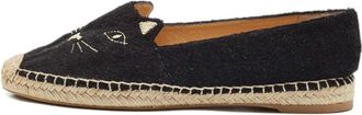 Charlotte Olympia Espadrilles Kitty con ricamo 2024 - Nero