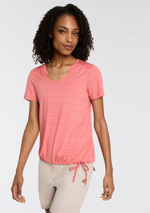 Killtec T-Shirt KILLTEC KOS 46 WMN TSHRT, Damen, Gr. 48, rosa (pearl rose), Obermaterial: 93% Polyester, 7% Elasthan, Shirts T-Shirt